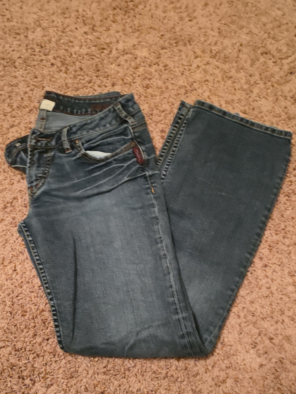 Silver Jeans Women's Dark Blue Boot Cut Jeans
